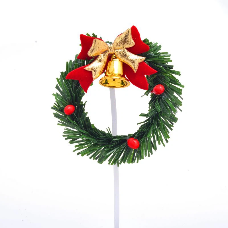 Різдвяний вінок прикраси торта